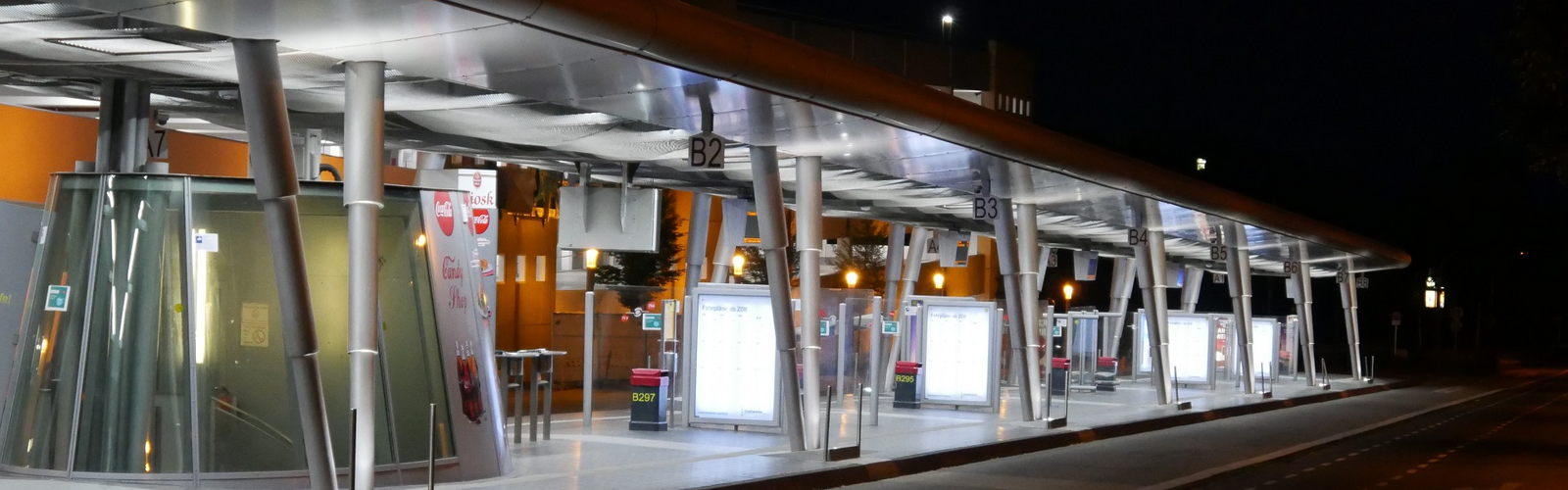 ZOB mir neuer Beleuchtung